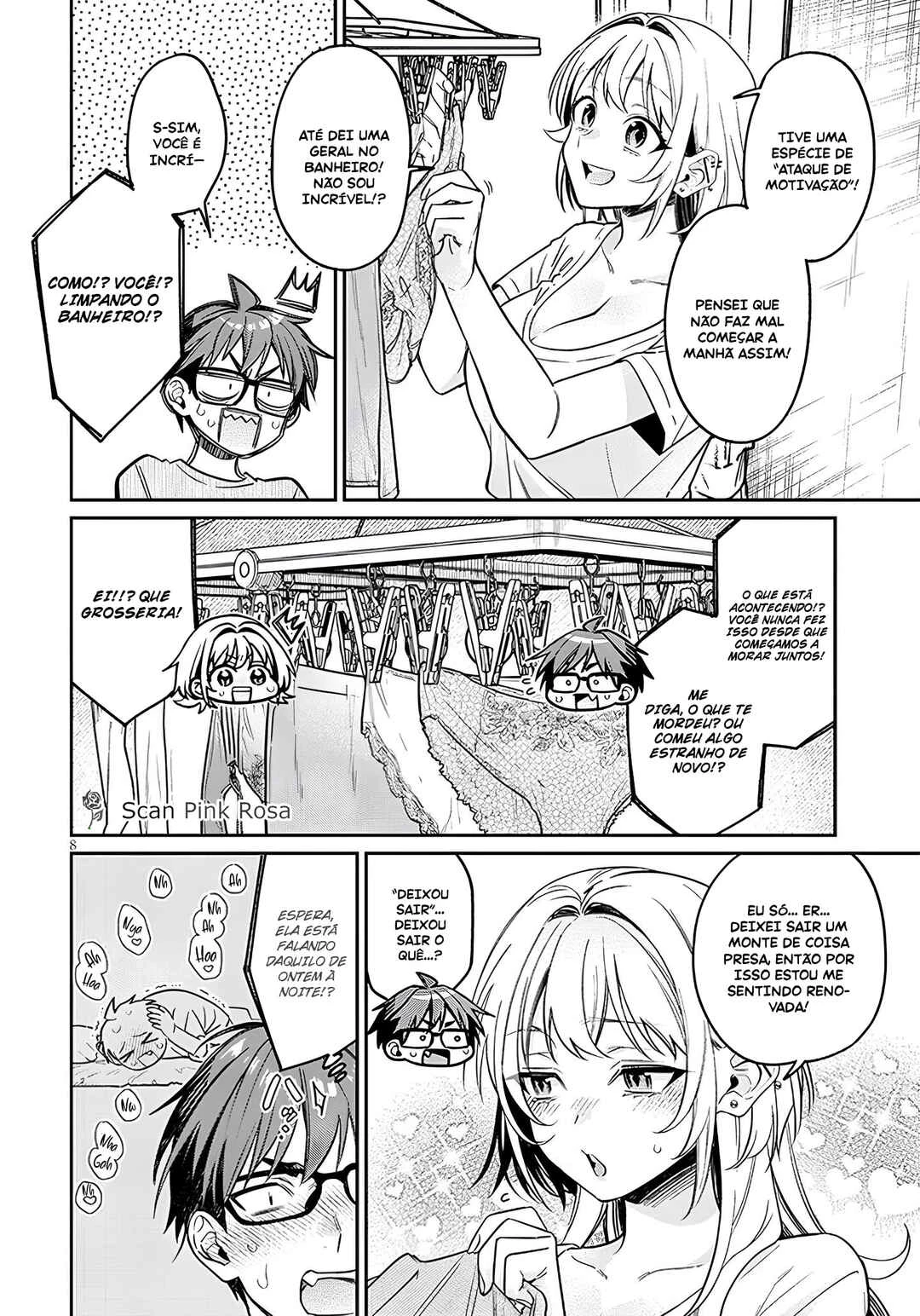 Kuse Tsuyo Kanojo wa Toko ni Izanau — Cap. 15, pág. 9