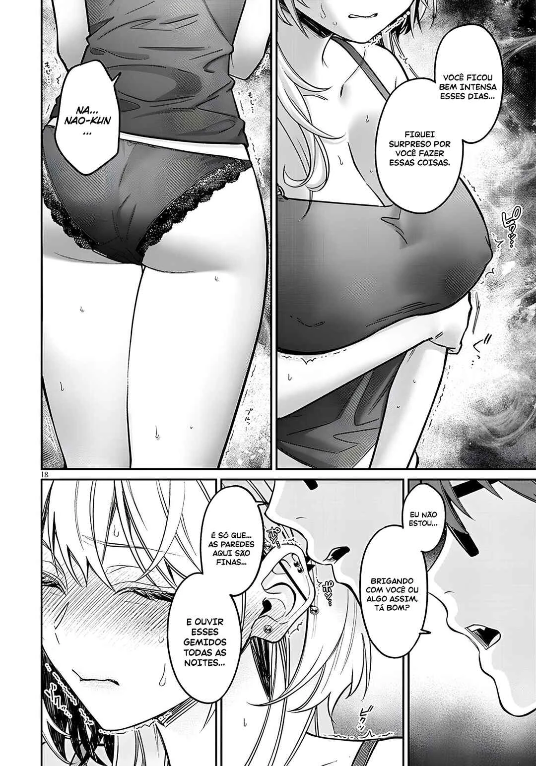 Kuse Tsuyo Kanojo wa Toko ni Izanau — Cap. 15, pág. 19