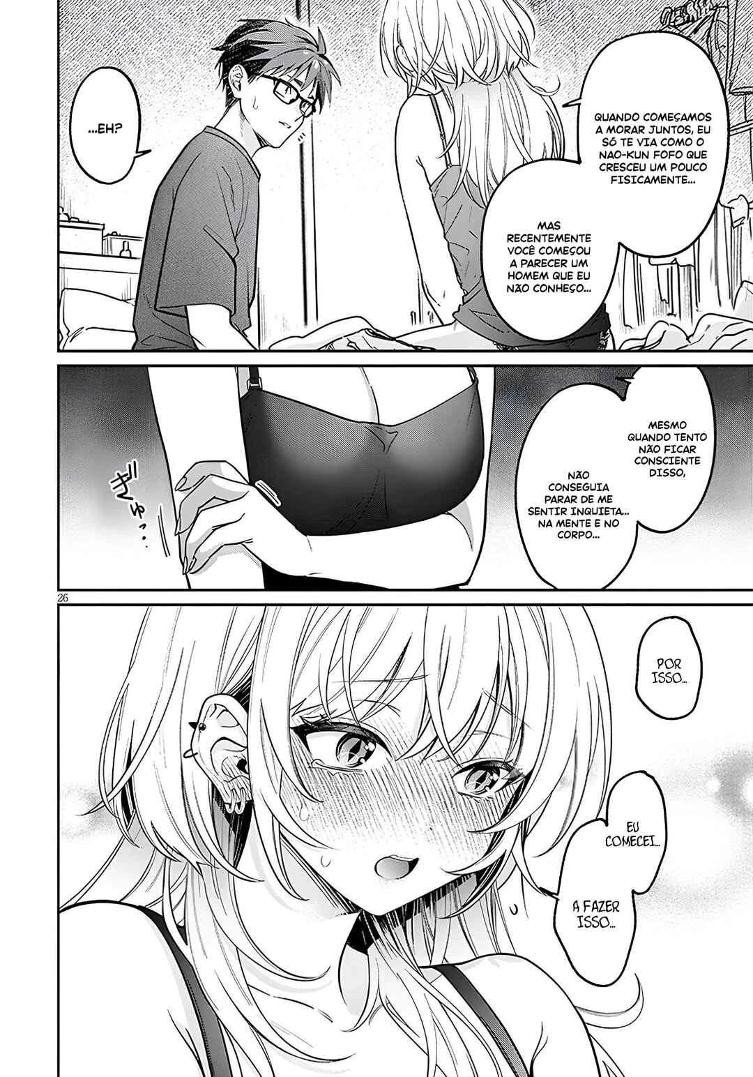 Kuse Tsuyo Kanojo wa Toko ni Izanau — Cap. 15, pág. 27
