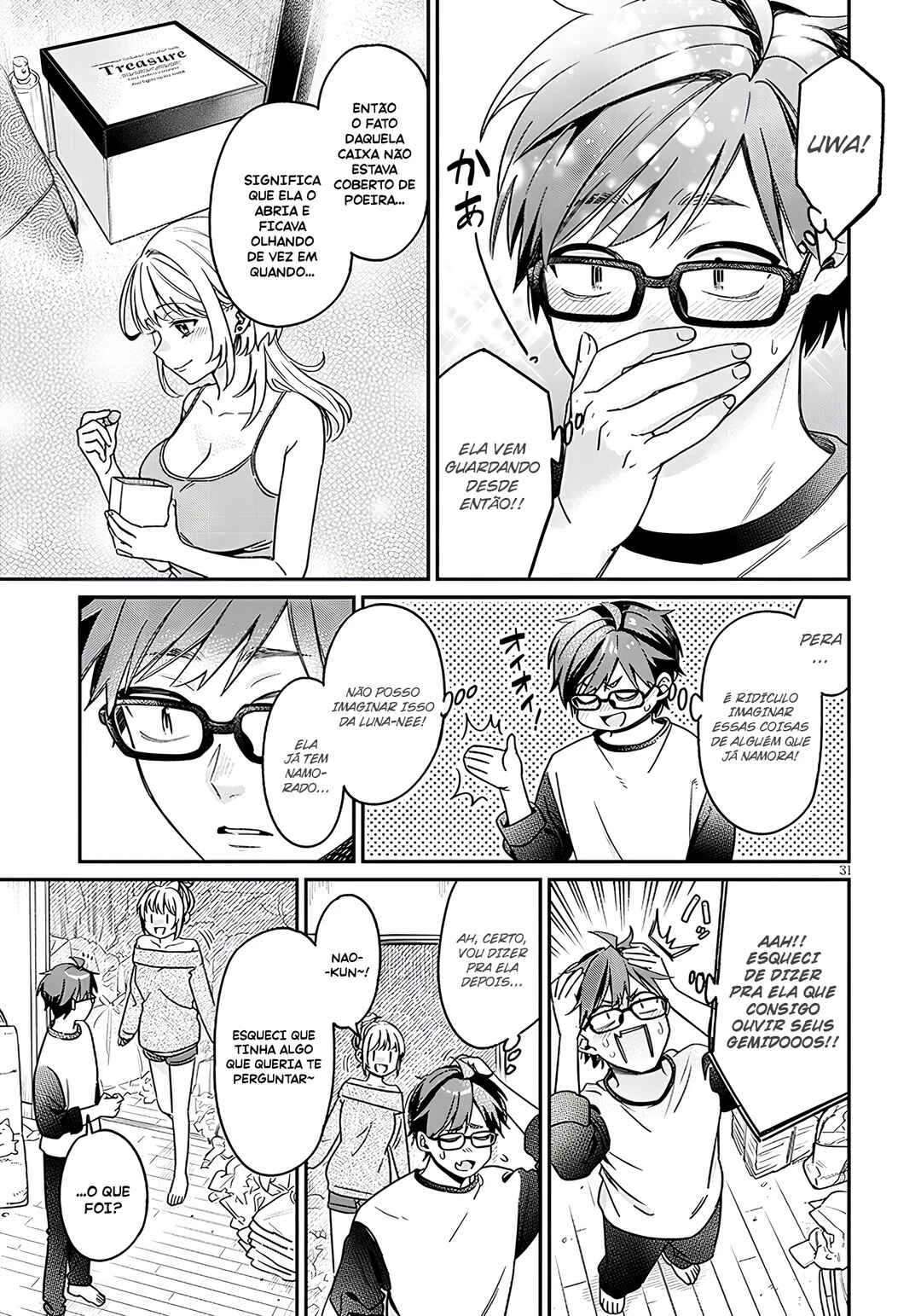 Kuse Tsuyo Kanojo wa Toko ni Izanau — Cap. 3, pág. 31