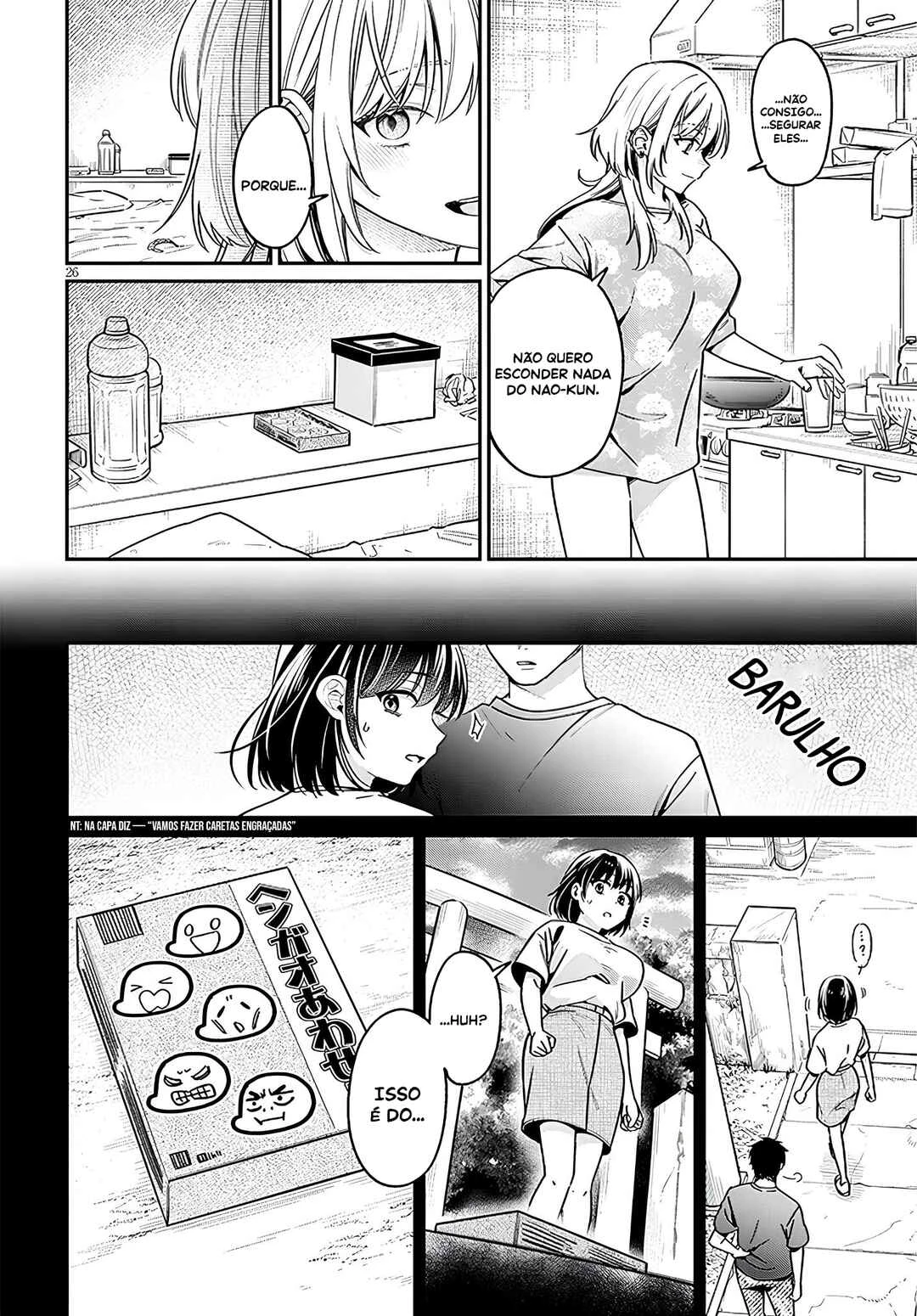 Kuse Tsuyo Kanojo wa Toko ni Izanau — Cap. 4, pág. 27
