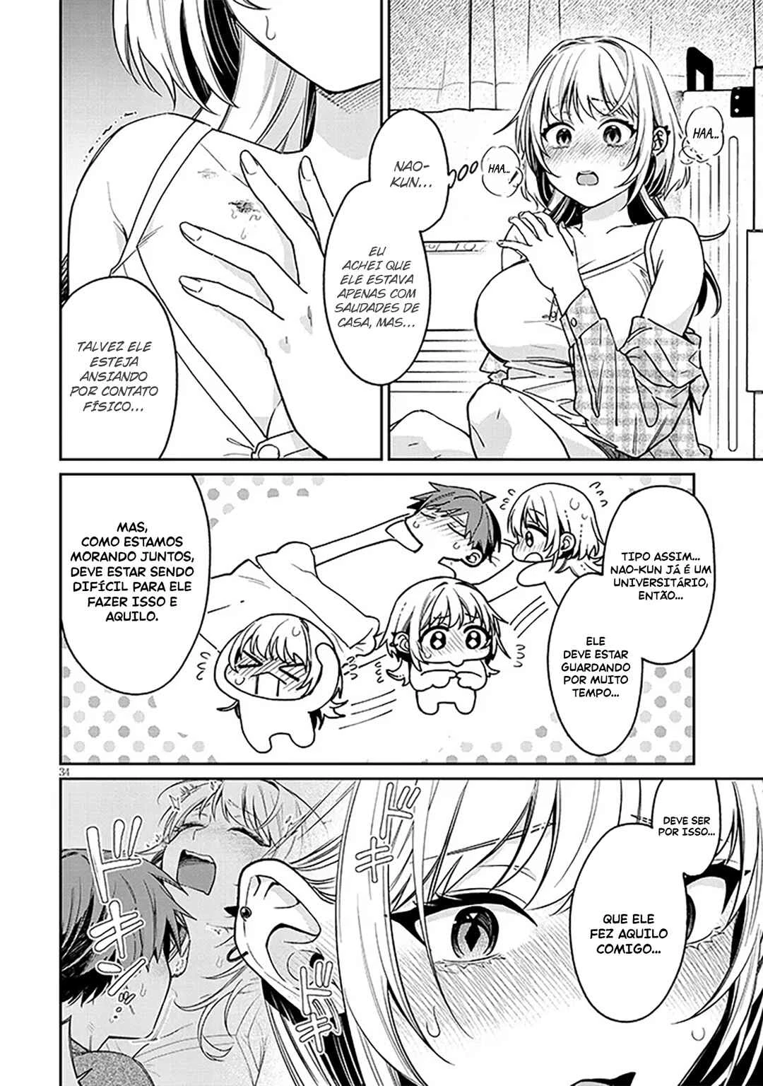 Kuse Tsuyo Kanojo wa Toko ni Izanau — Cap. 8, pág. 35