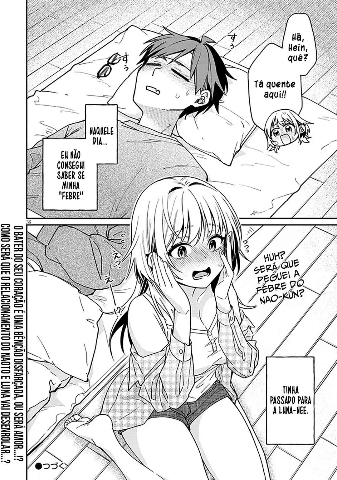Kuse Tsuyo Kanojo wa Toko ni Izanau — Cap. 8, pág. 37