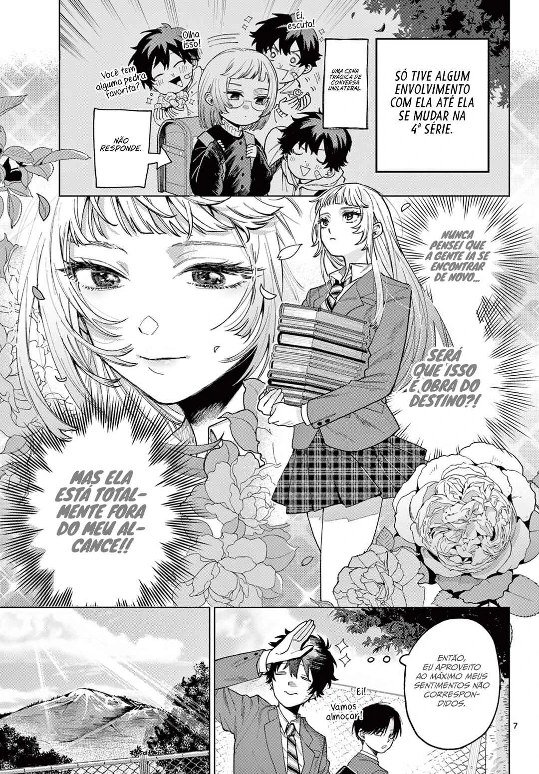 Momose Akira no Hatsukoi Hatan-chuu. — Cap. 1, pág. 7