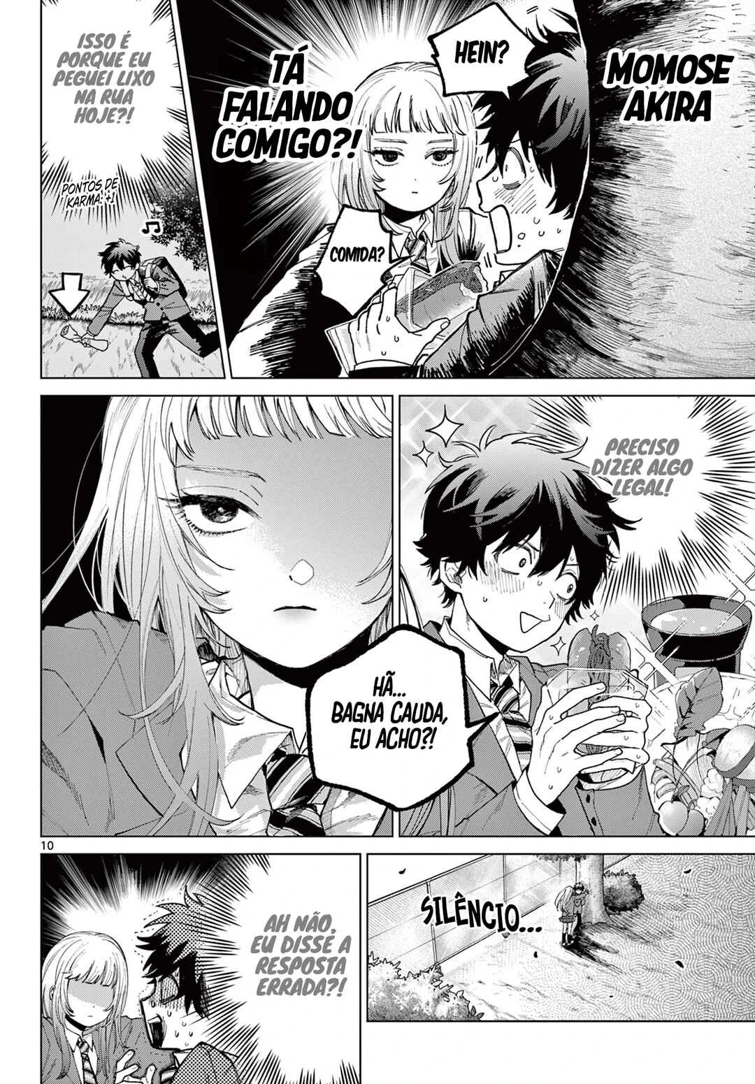 Momose Akira no Hatsukoi Hatan-chuu. — Cap. 1, pág. 10