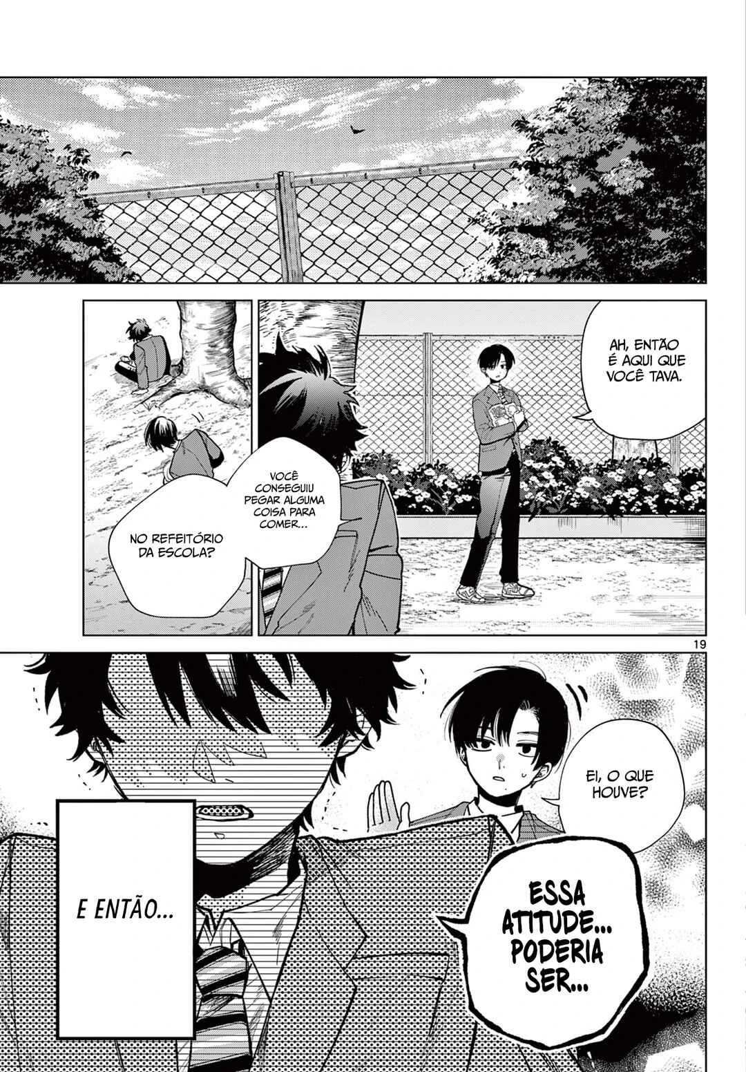 Momose Akira no Hatsukoi Hatan-chuu. — Cap. 1, pág. 19