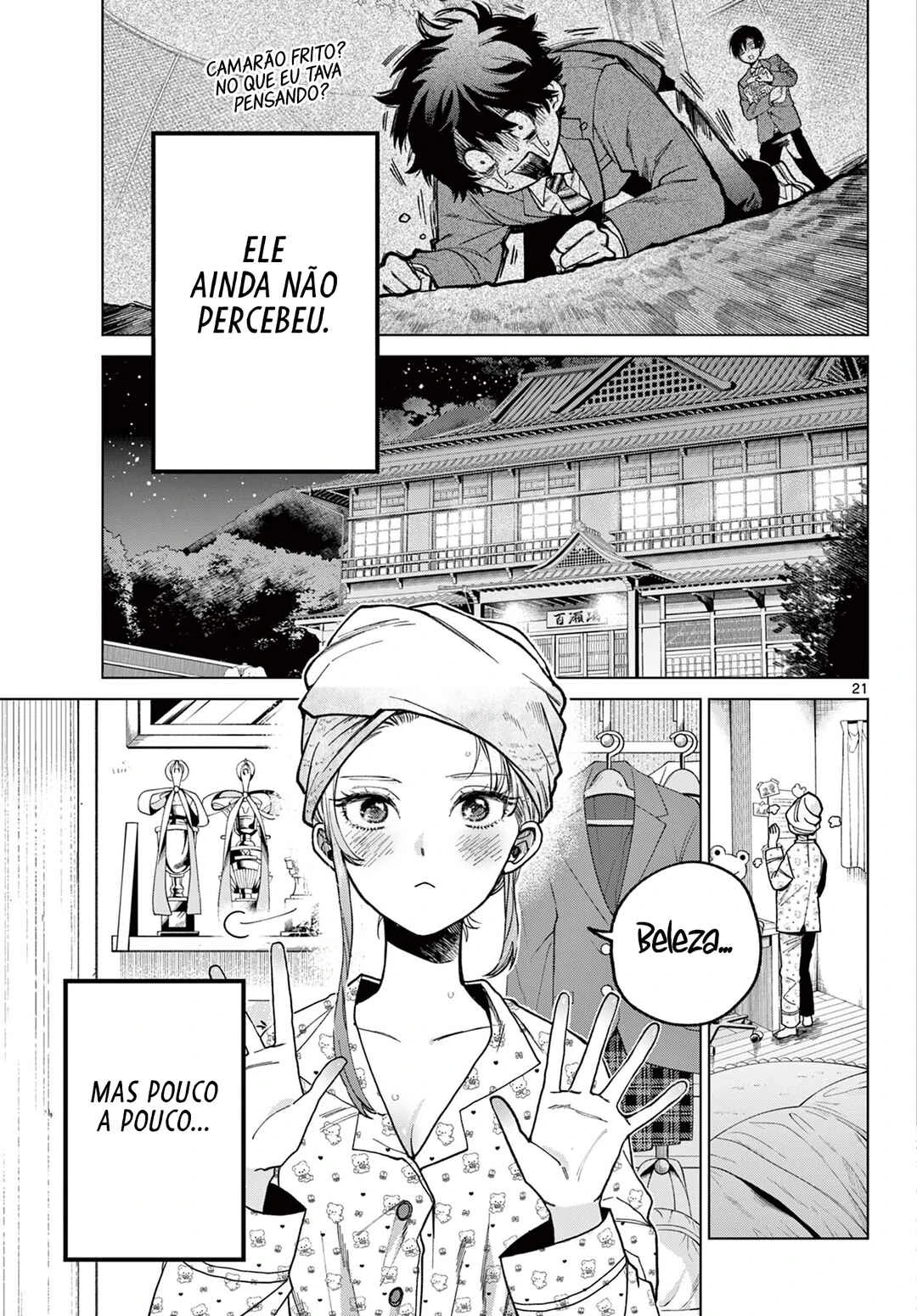 Momose Akira no Hatsukoi Hatan-chuu. — Cap. 1, pág. 21