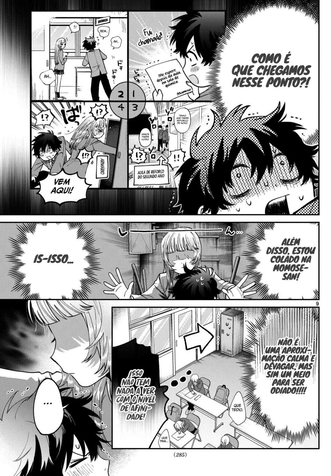 Momose Akira no Hatsukoi Hatan-chuu. — Cap. 11, pág. 10
