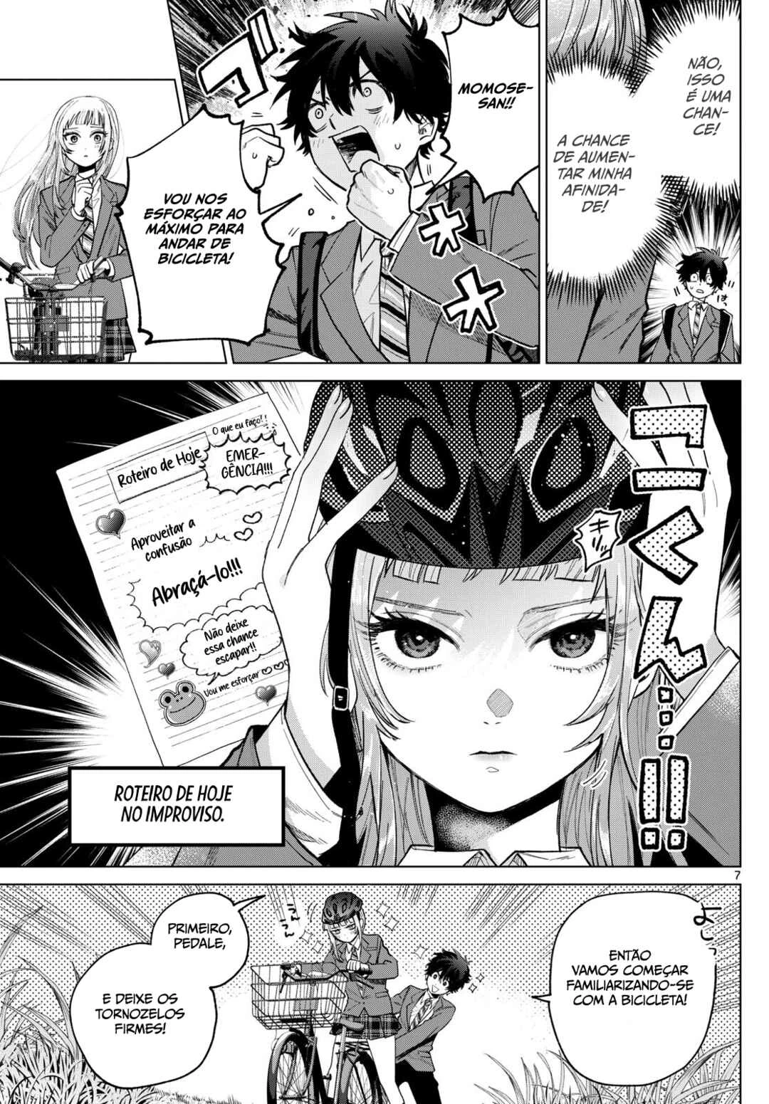 Momose Akira no Hatsukoi Hatan-chuu. — Cap. 12, pág. 8