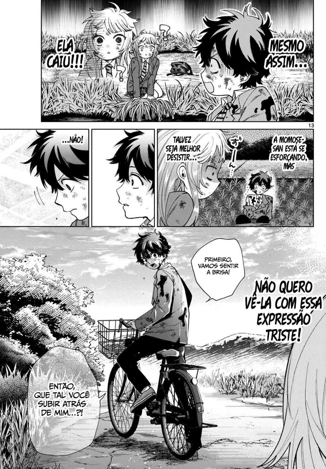 Momose Akira no Hatsukoi Hatan-chuu. — Cap. 12, pág. 14