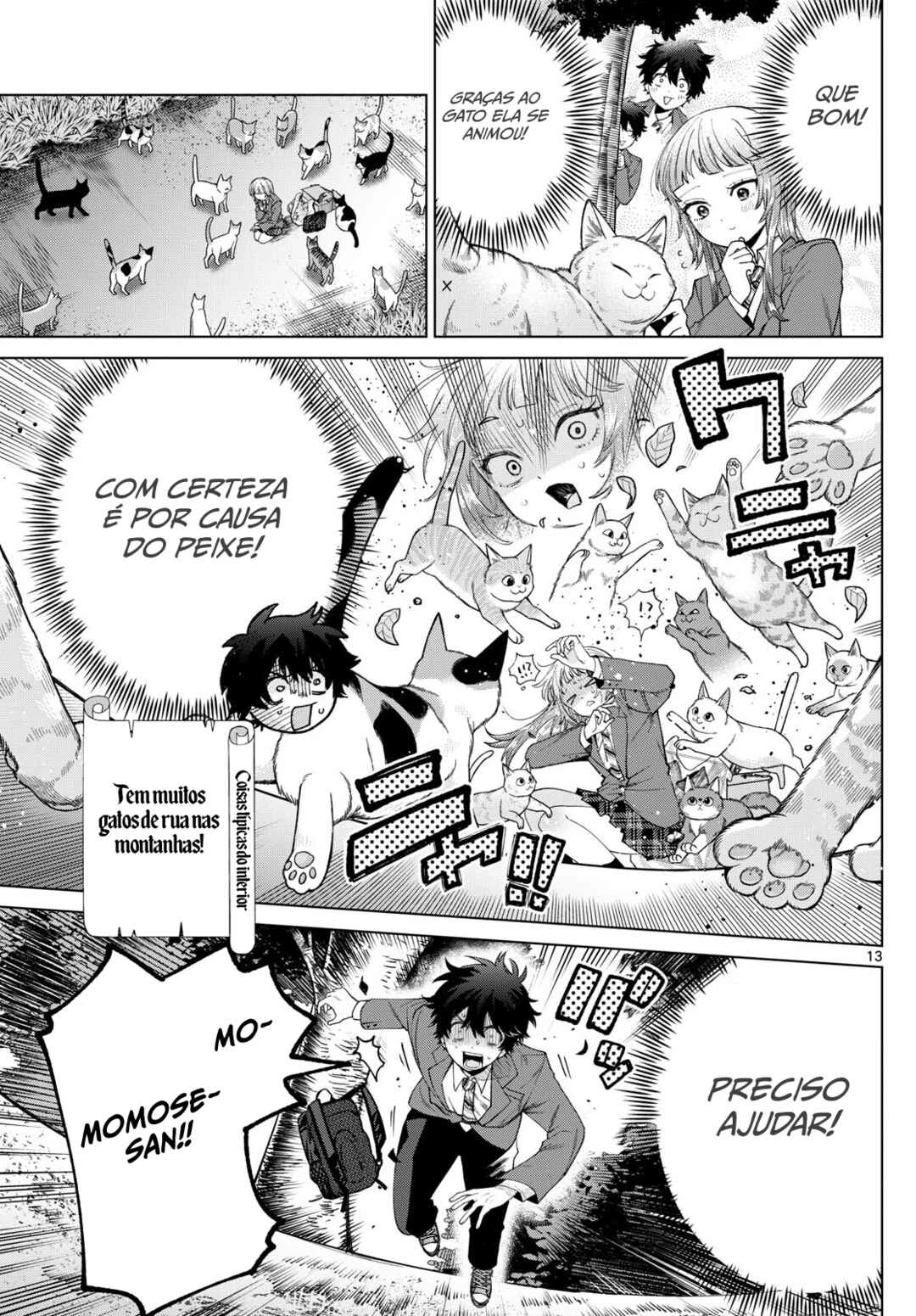 Momose Akira no Hatsukoi Hatan-chuu. — Cap. 13, pág. 14