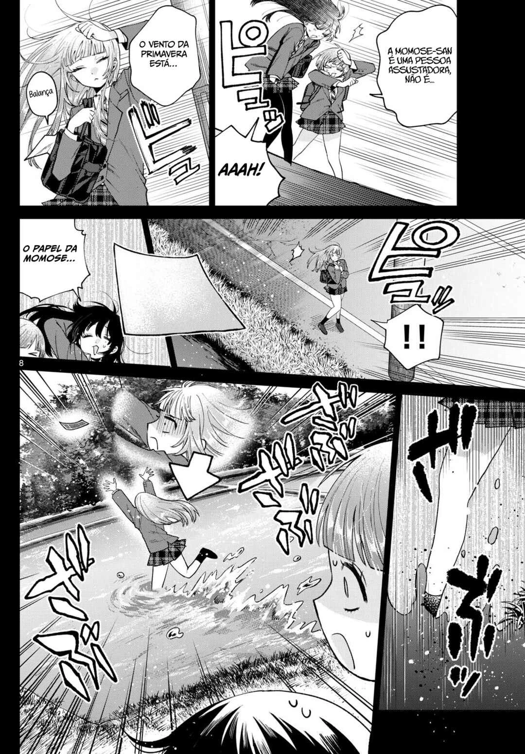 Momose Akira no Hatsukoi Hatan-chuu. — Cap. 14, pág. 9