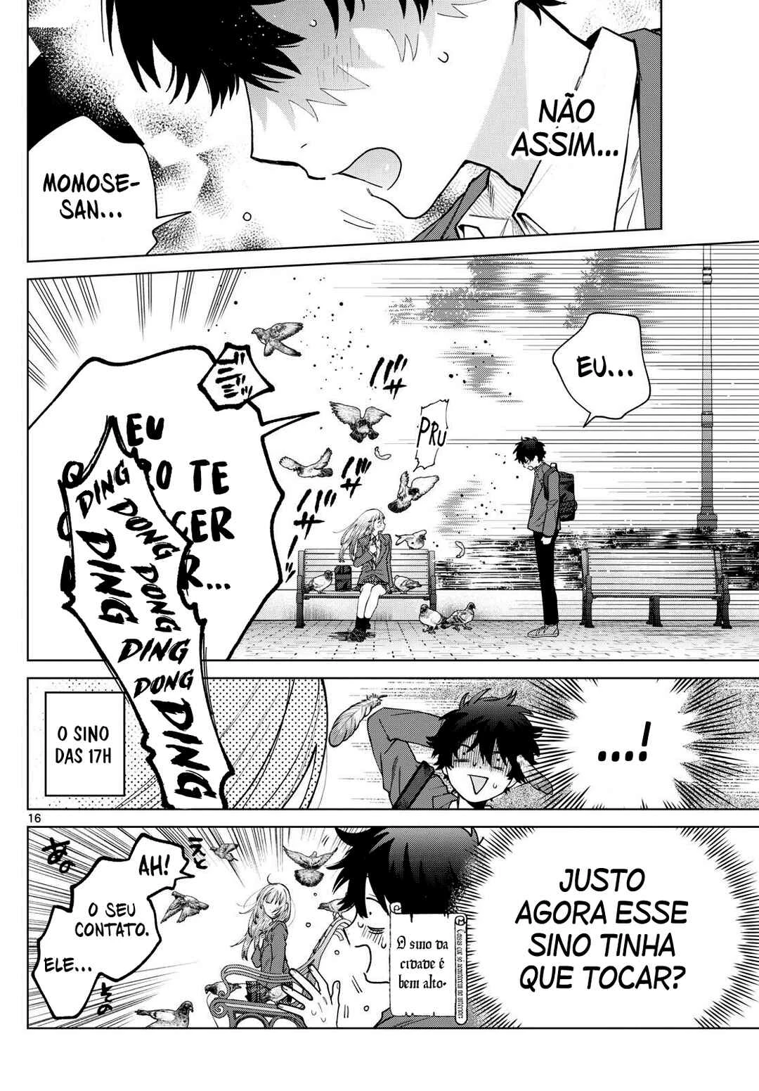 Momose Akira no Hatsukoi Hatan-chuu. — Cap. 15, pág. 17
