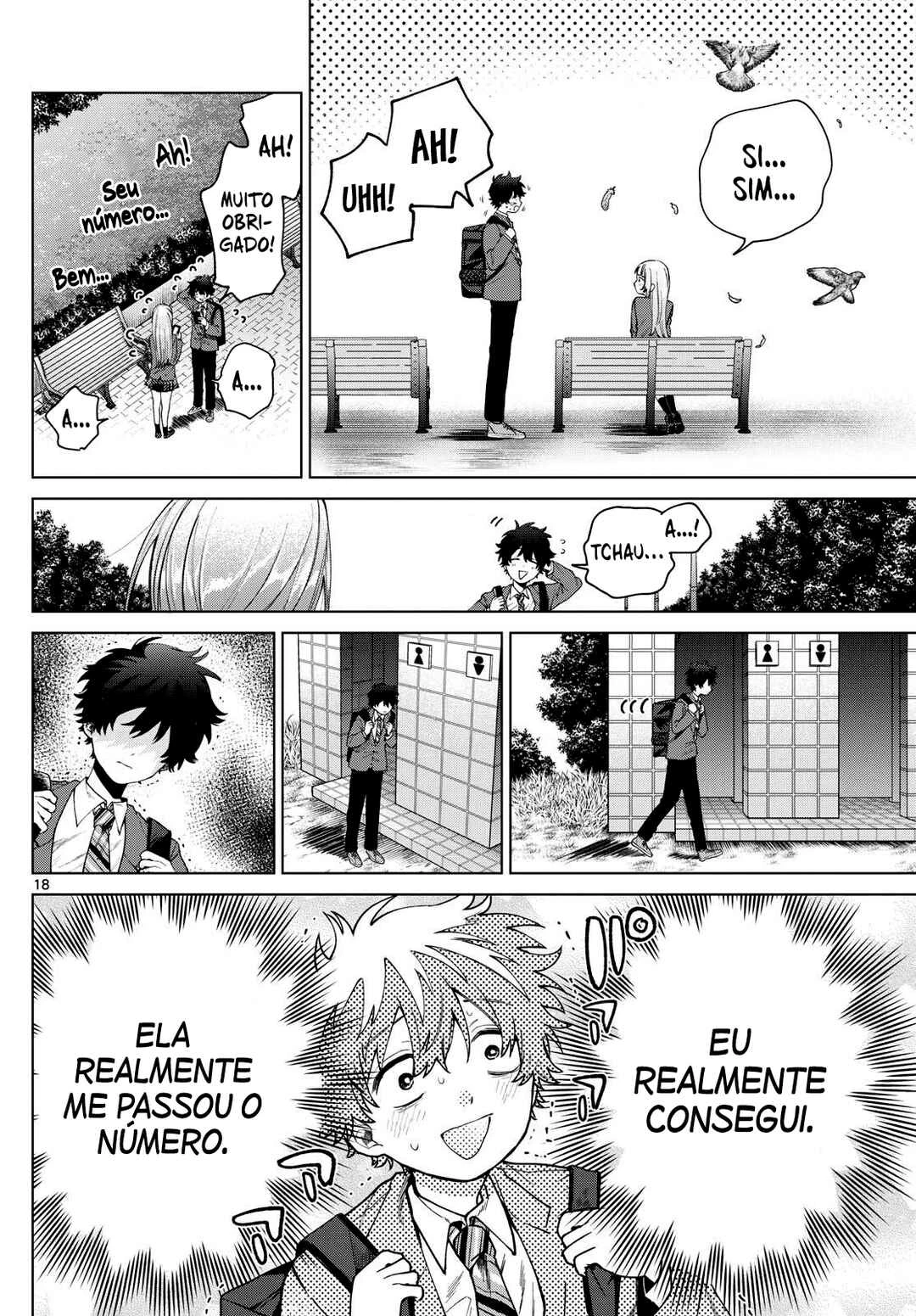 Momose Akira no Hatsukoi Hatan-chuu. — Cap. 15, pág. 20