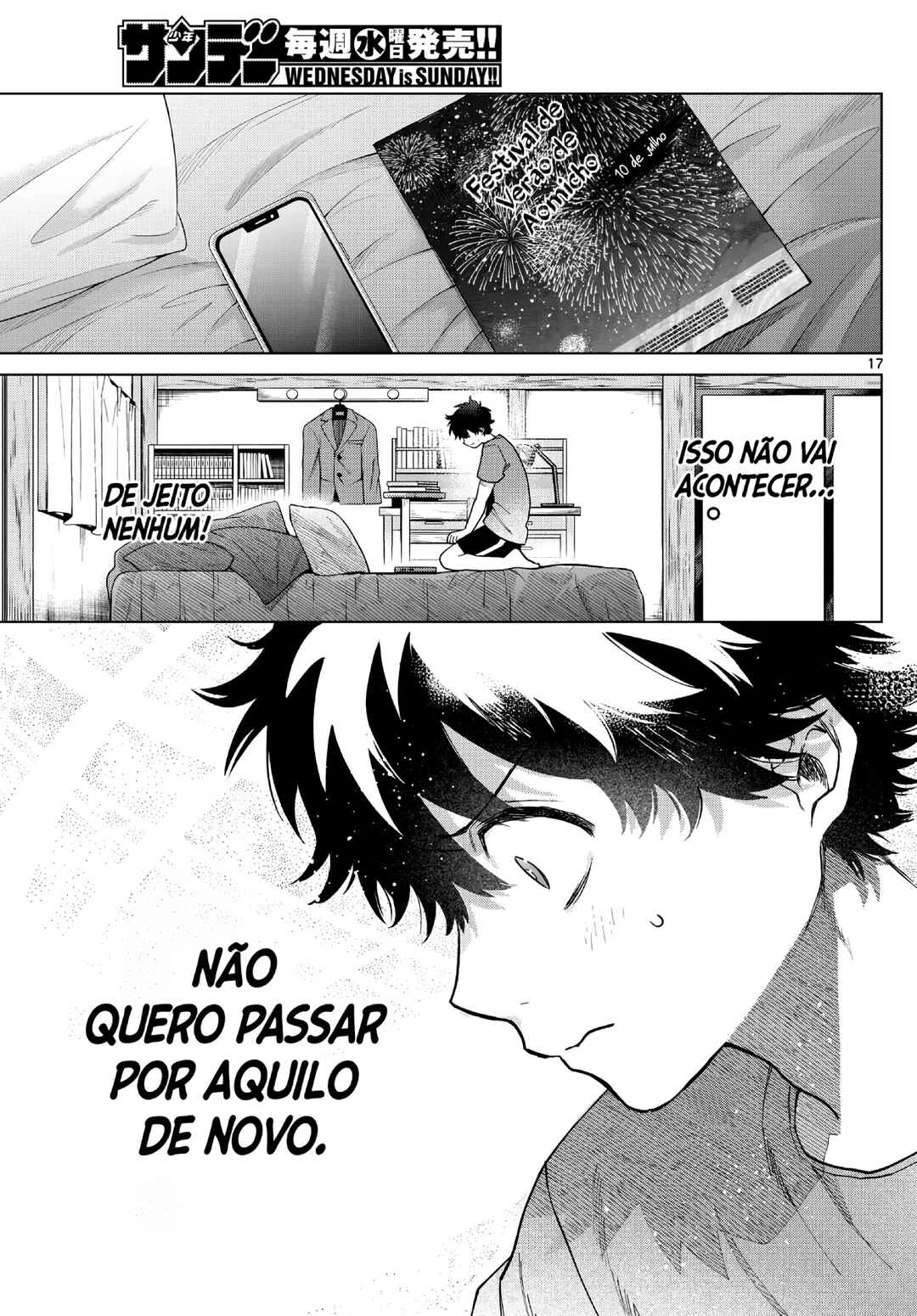 Momose Akira no Hatsukoi Hatan-chuu. — Cap. 17, pág. 18