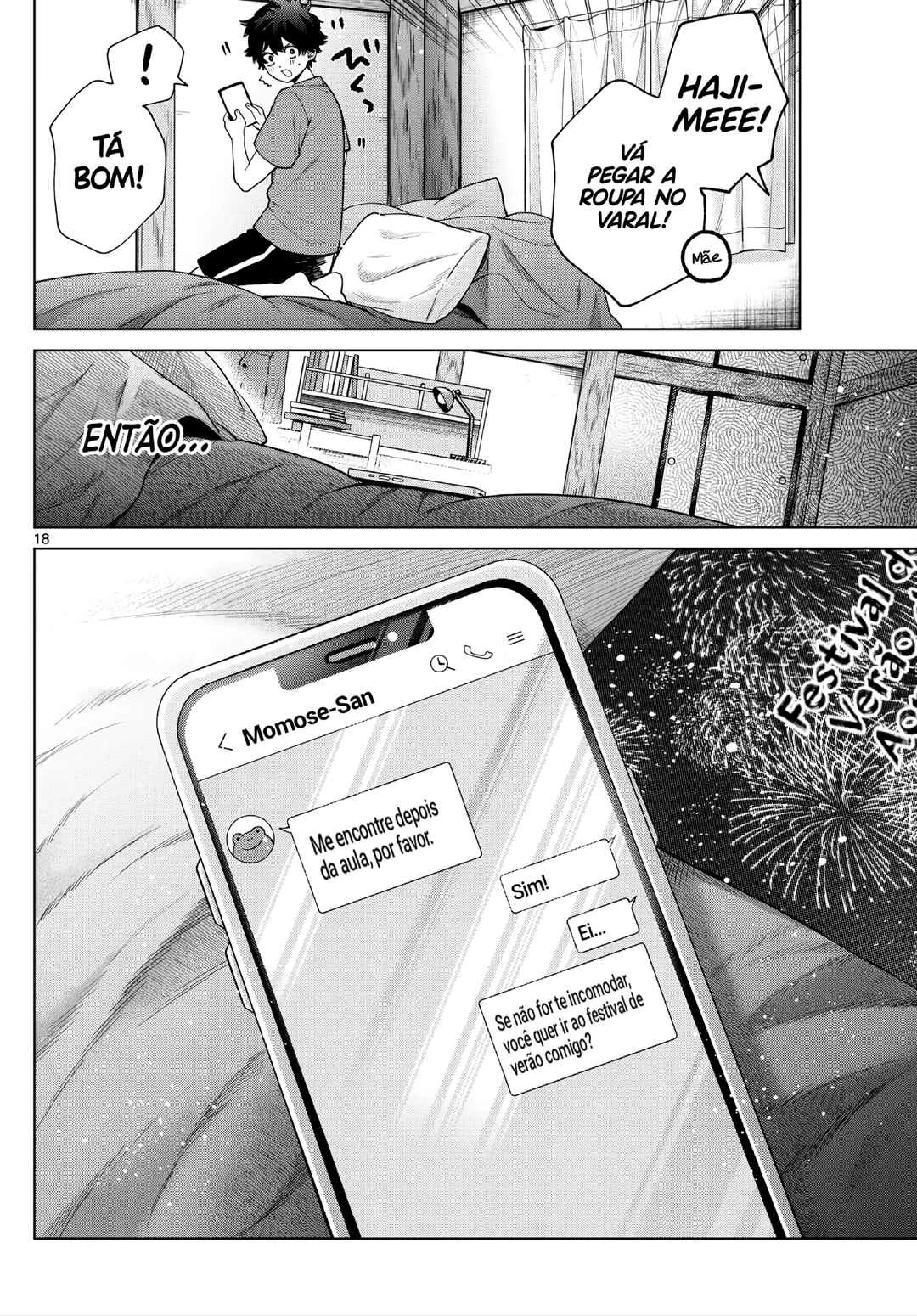 Momose Akira no Hatsukoi Hatan-chuu. — Cap. 17, pág. 19