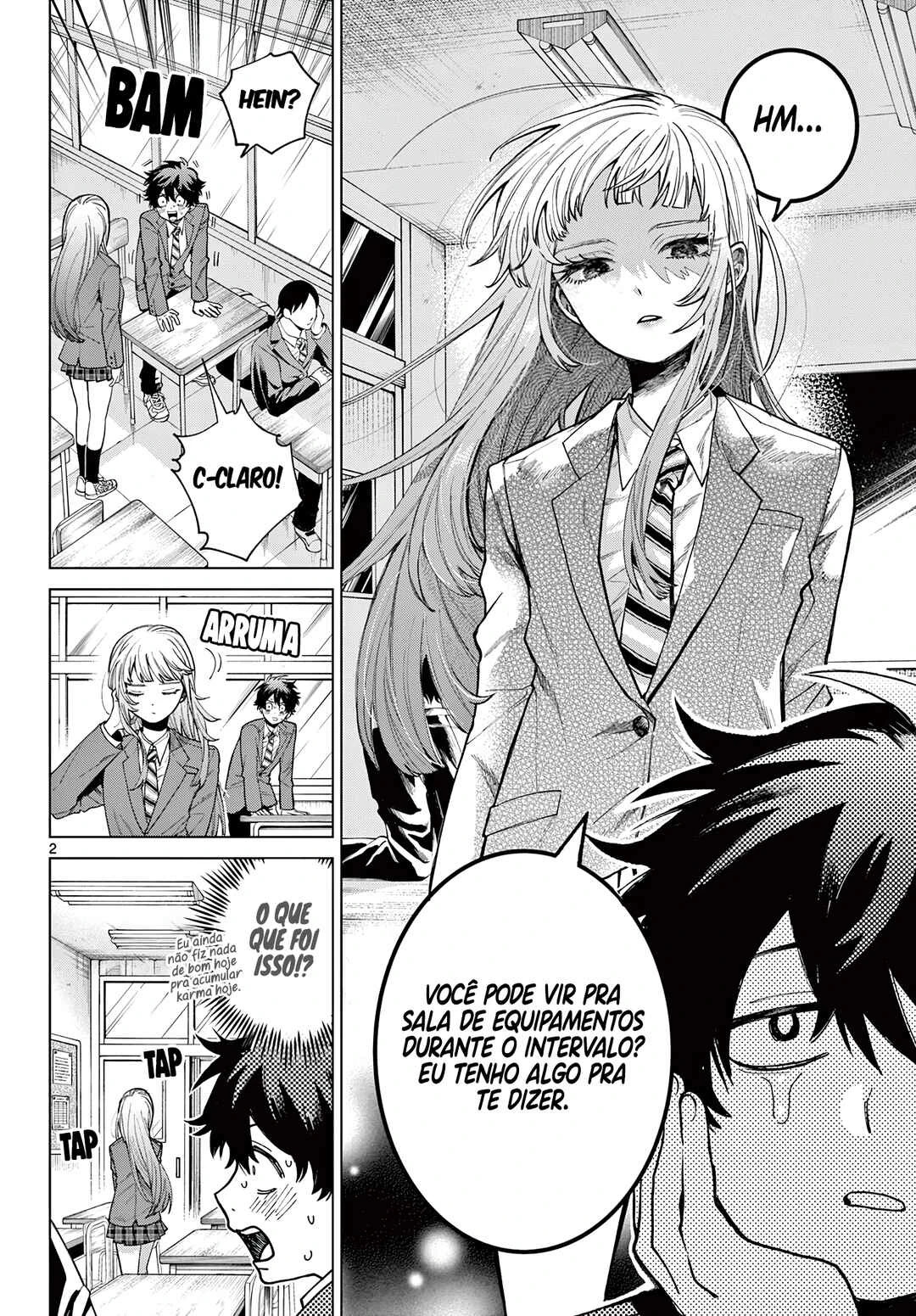 Momose Akira no Hatsukoi Hatan-chuu. — Cap. 2, pág. 3