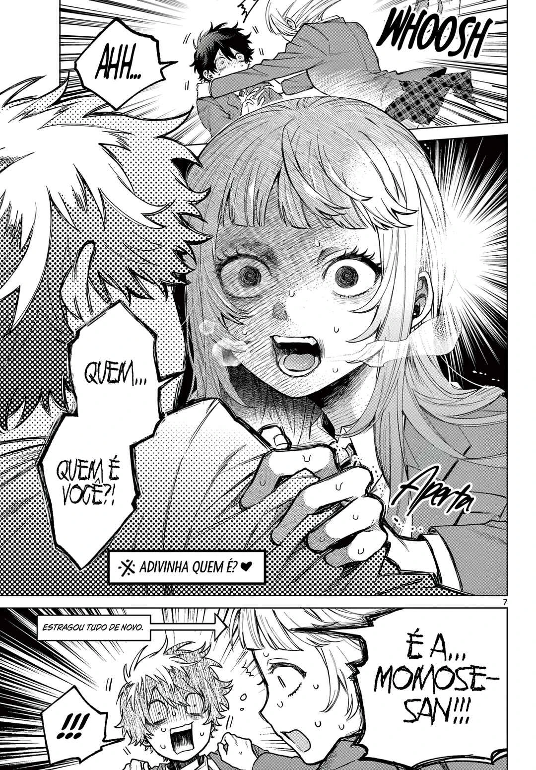 Momose Akira no Hatsukoi Hatan-chuu. — Cap. 2, pág. 8