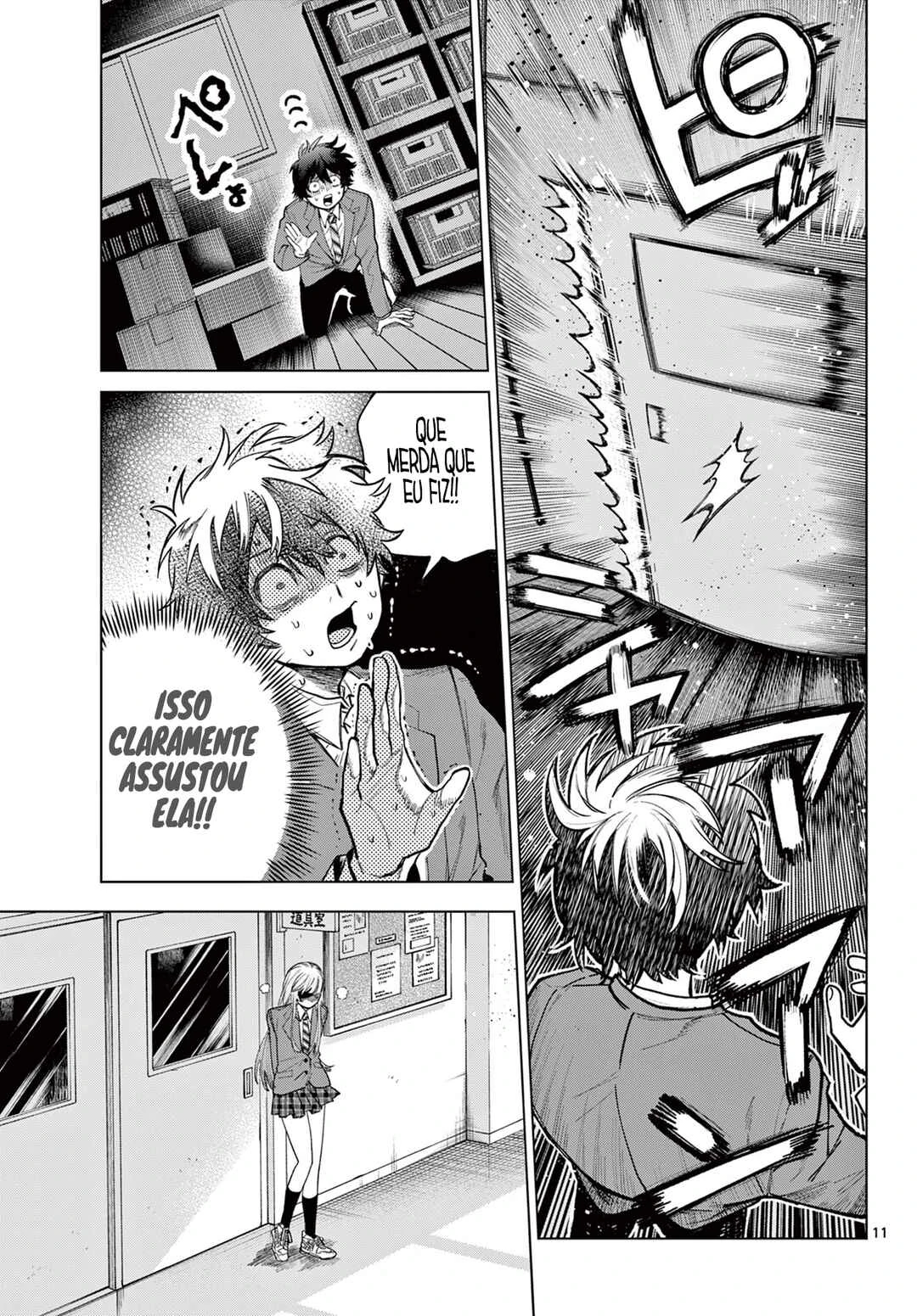 Momose Akira no Hatsukoi Hatan-chuu. — Cap. 2, pág. 12