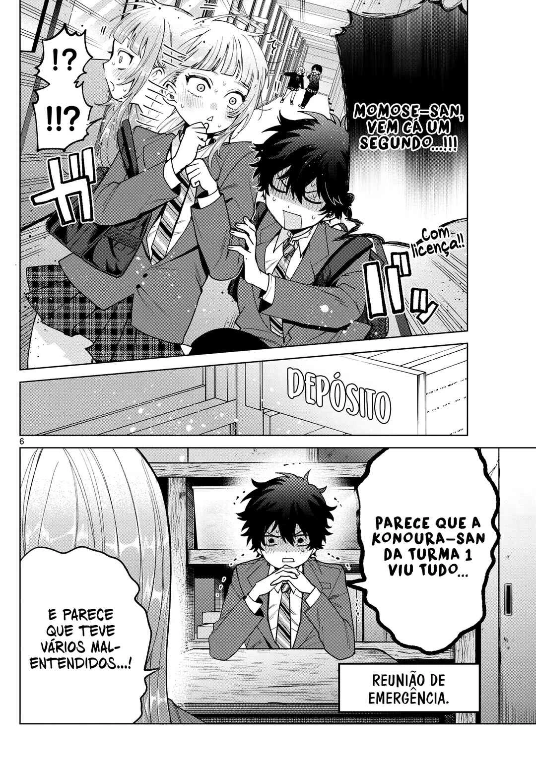Momose Akira no Hatsukoi Hatan-chuu. — Cap. 22, pág. 7