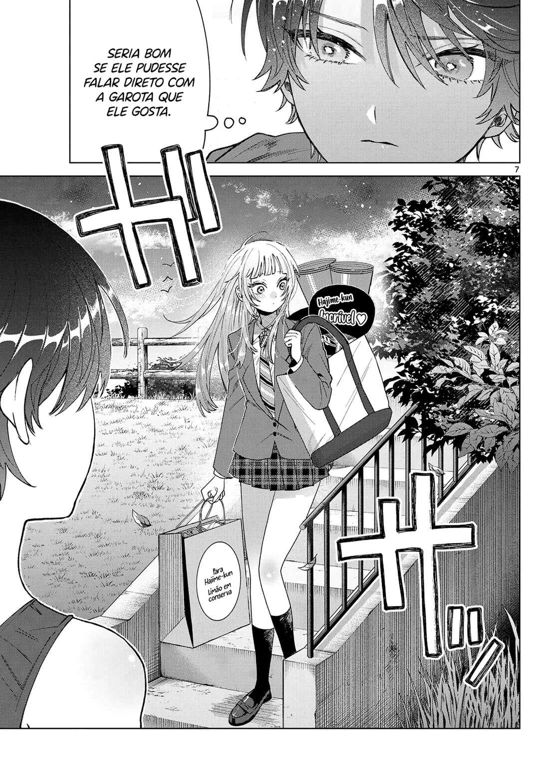 Momose Akira no Hatsukoi Hatan-chuu. — Cap. 27, pág. 8