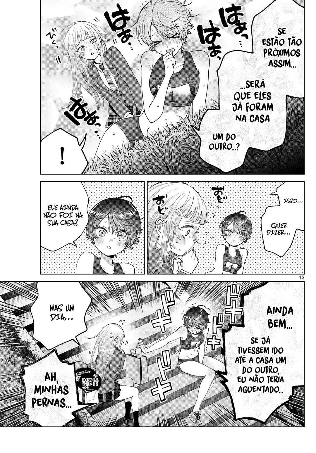 Momose Akira no Hatsukoi Hatan-chuu. — Cap. 27, pág. 14