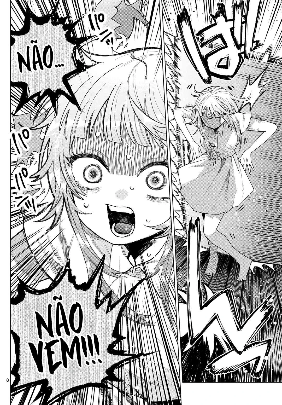 Momose Akira no Hatsukoi Hatan-chuu. — Cap. 29, pág. 8