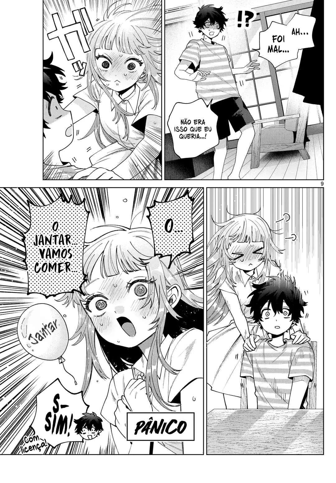 Momose Akira no Hatsukoi Hatan-chuu. — Cap. 29, pág. 9