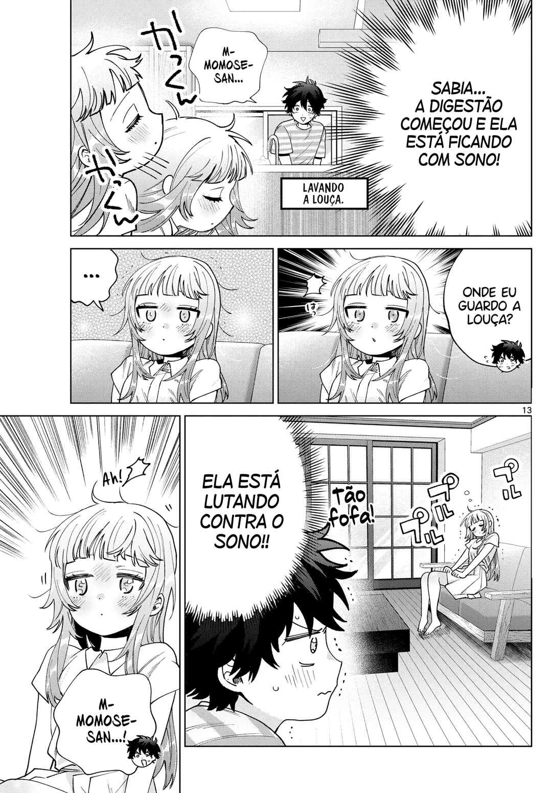 Momose Akira no Hatsukoi Hatan-chuu. — Cap. 29, pág. 13