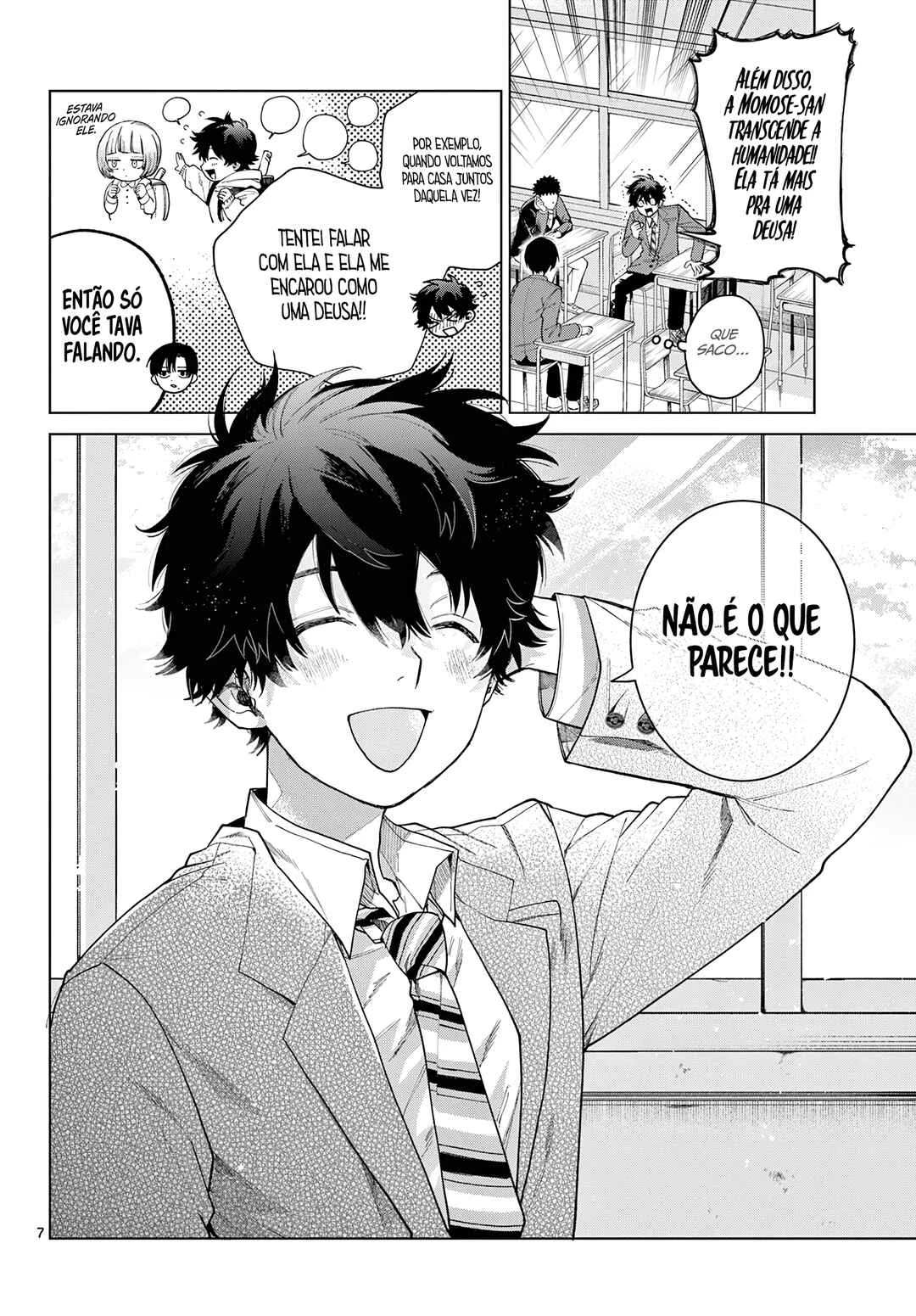 Momose Akira no Hatsukoi Hatan-chuu. — Cap. 3, pág. 8