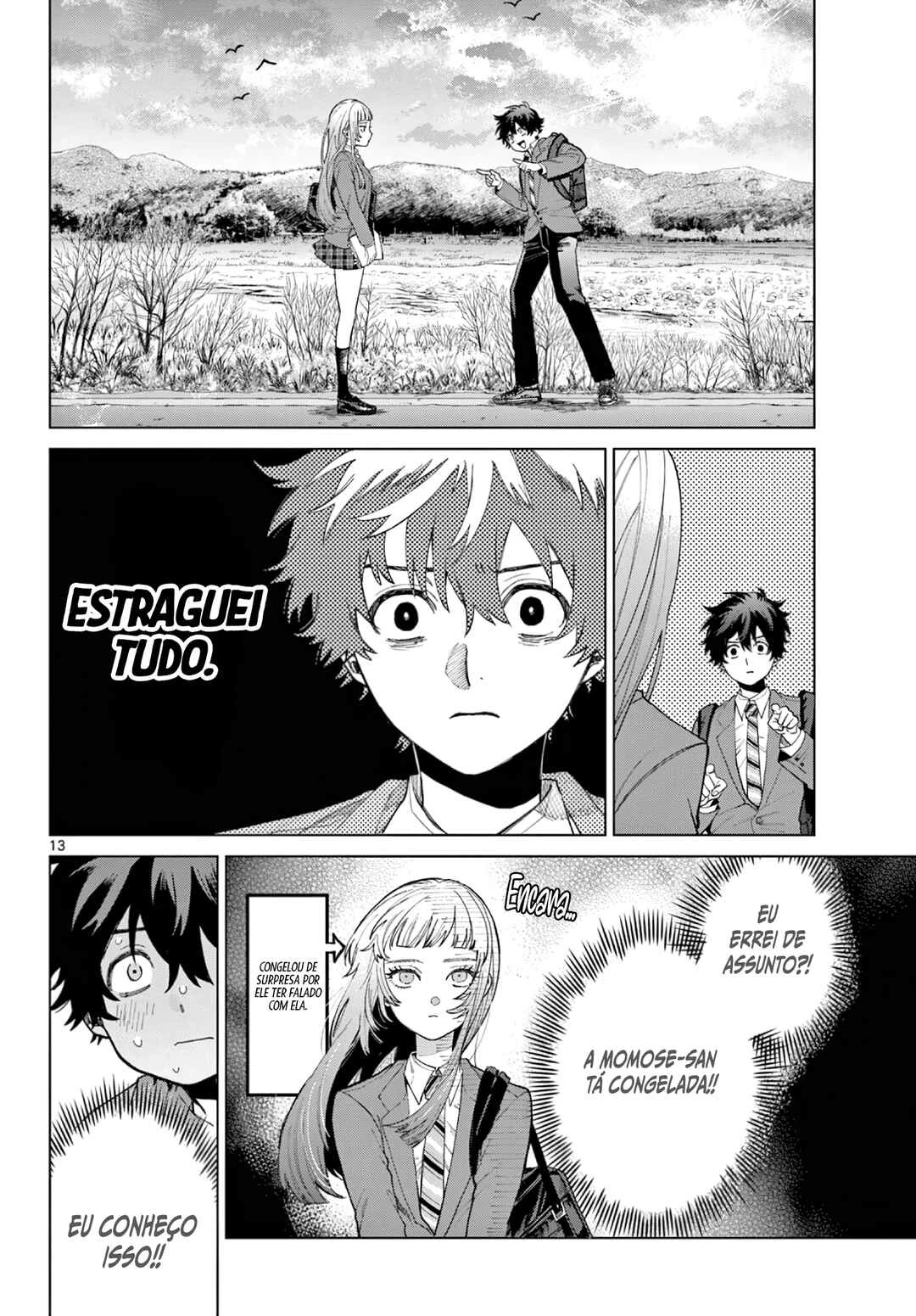 Momose Akira no Hatsukoi Hatan-chuu. — Cap. 3, pág. 14