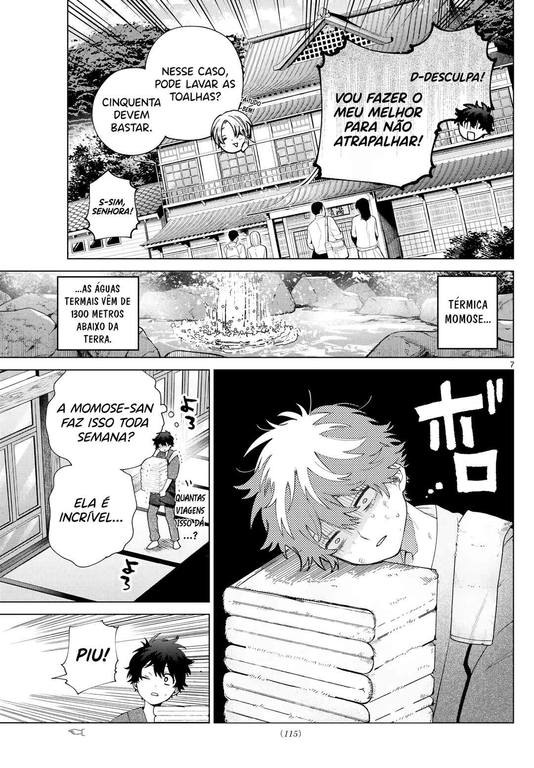 Momose Akira no Hatsukoi Hatan-chuu. — Cap. 35, pág. 8