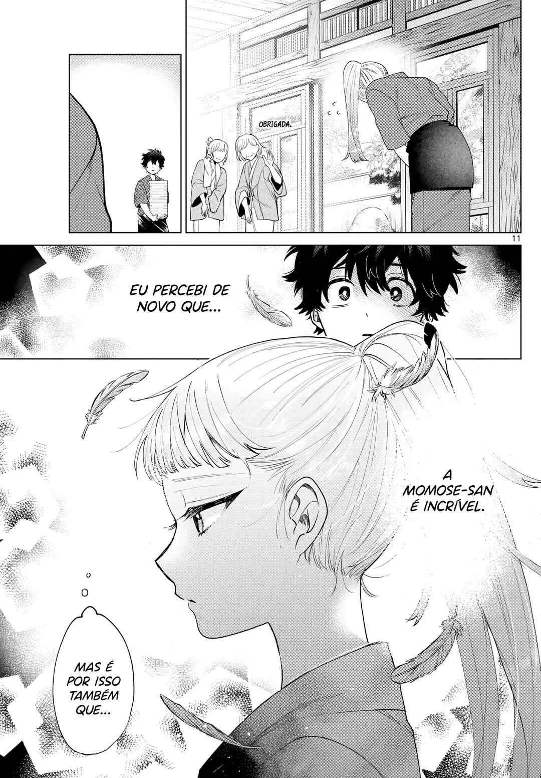 Momose Akira no Hatsukoi Hatan-chuu. — Cap. 35, pág. 12