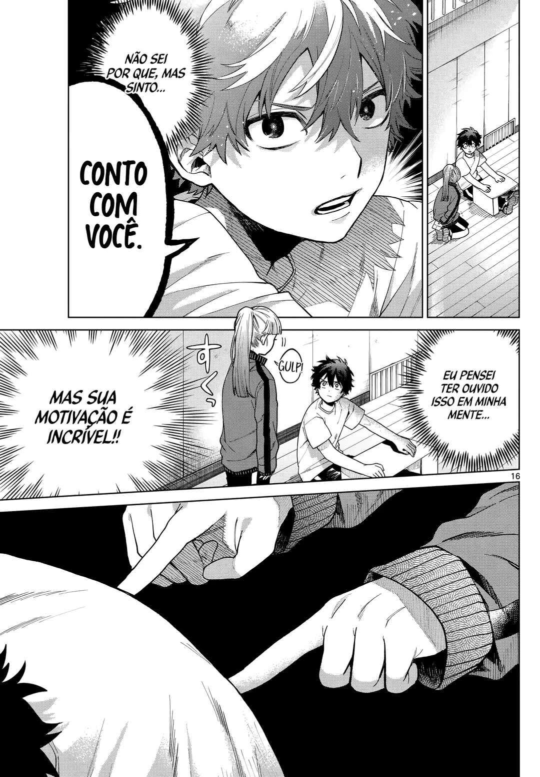 Momose Akira no Hatsukoi Hatan-chuu. — Cap. 4, pág. 17