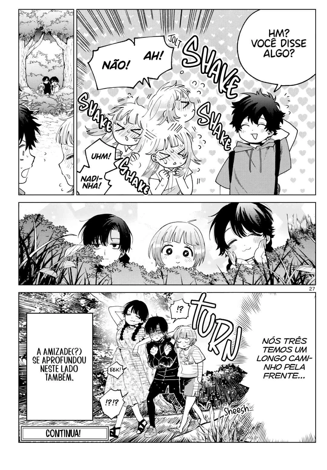 Momose Akira no Hatsukoi Hatan-chuu. — Cap. 40, pág. 28