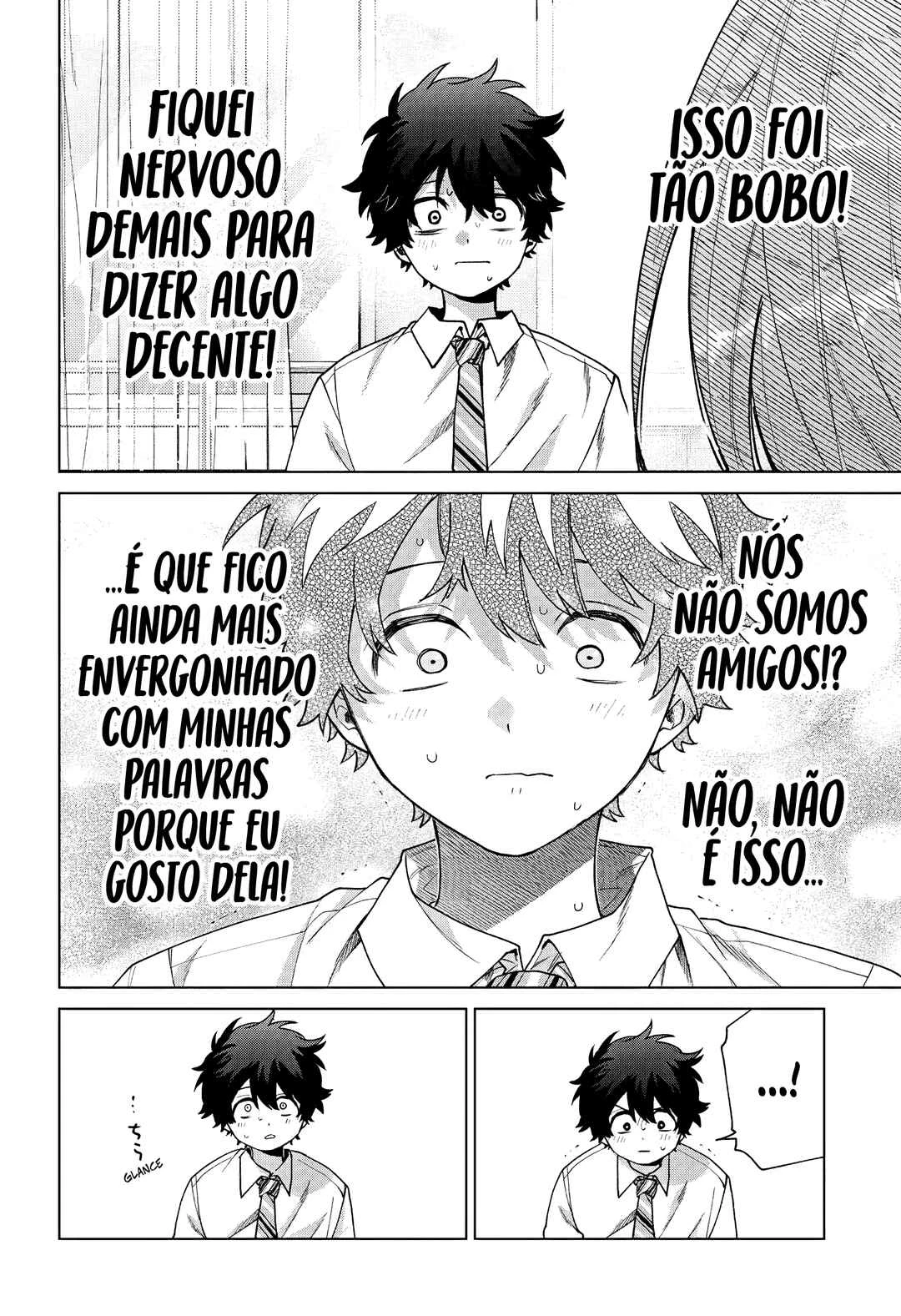Momose Akira no Hatsukoi Hatan-chuu. — Cap. 42, pág. 14