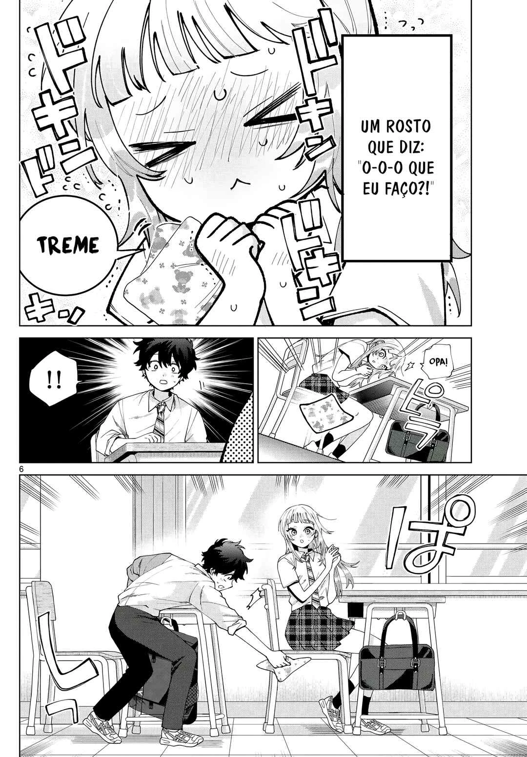 Momose Akira no Hatsukoi Hatan-chuu. — Cap. 45, pág. 7