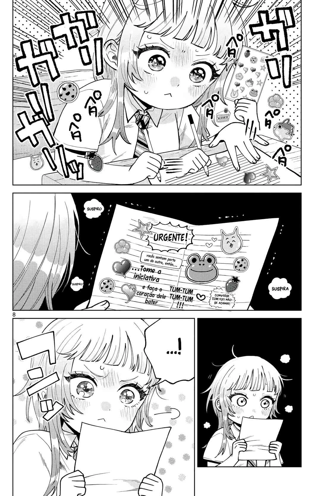 Momose Akira no Hatsukoi Hatan-chuu. — Cap. 45, pág. 9
