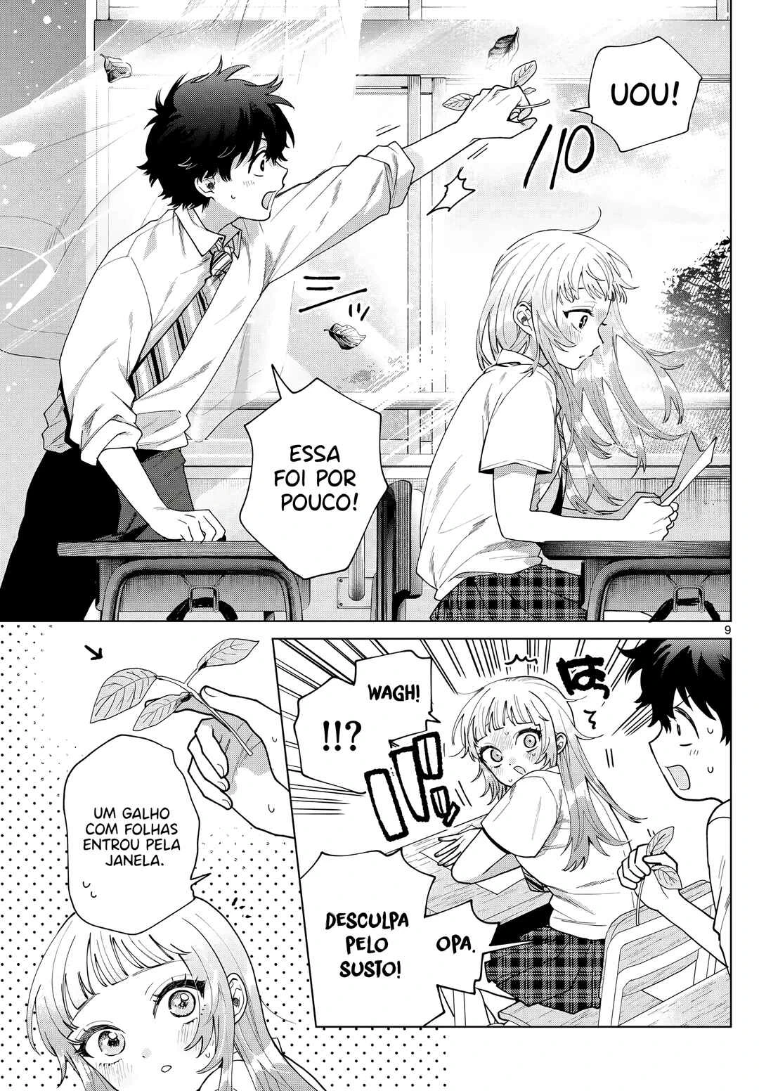 Momose Akira no Hatsukoi Hatan-chuu. — Cap. 45, pág. 10