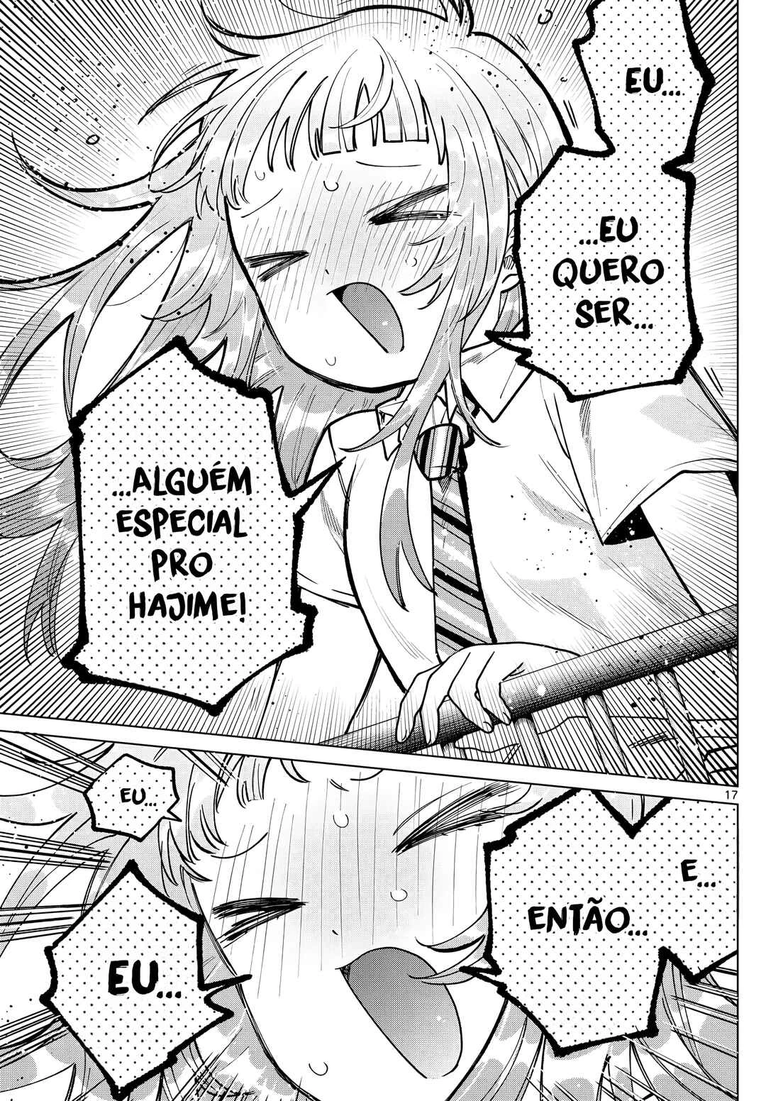 Momose Akira no Hatsukoi Hatan-chuu. — Cap. 45, pág. 18