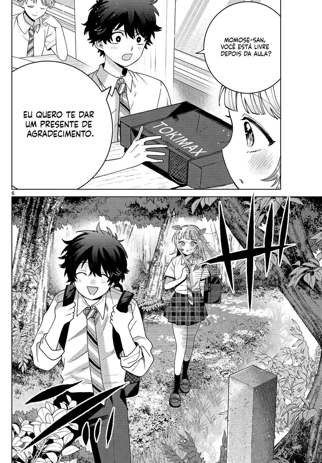 Momose Akira no Hatsukoi Hatan-chuu. — Cap. 50, pág. 6