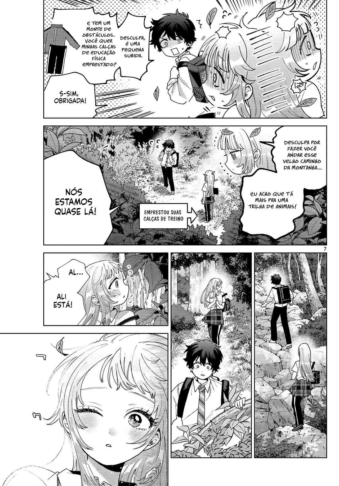 Momose Akira no Hatsukoi Hatan-chuu. — Cap. 50, pág. 7