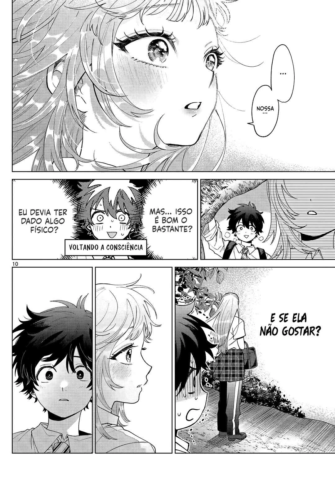 Momose Akira no Hatsukoi Hatan-chuu. — Cap. 50, pág. 9