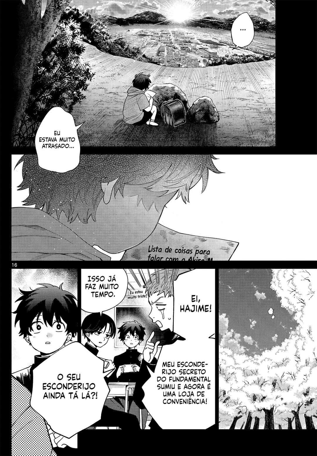 Momose Akira no Hatsukoi Hatan-chuu. — Cap. 50, pág. 15