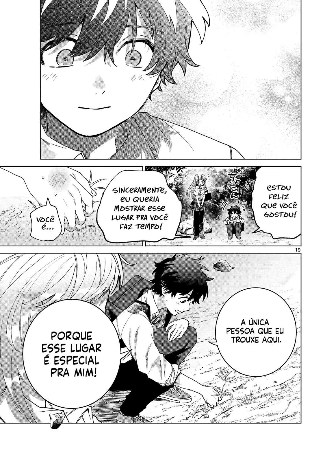 Momose Akira no Hatsukoi Hatan-chuu. — Cap. 50, pág. 18