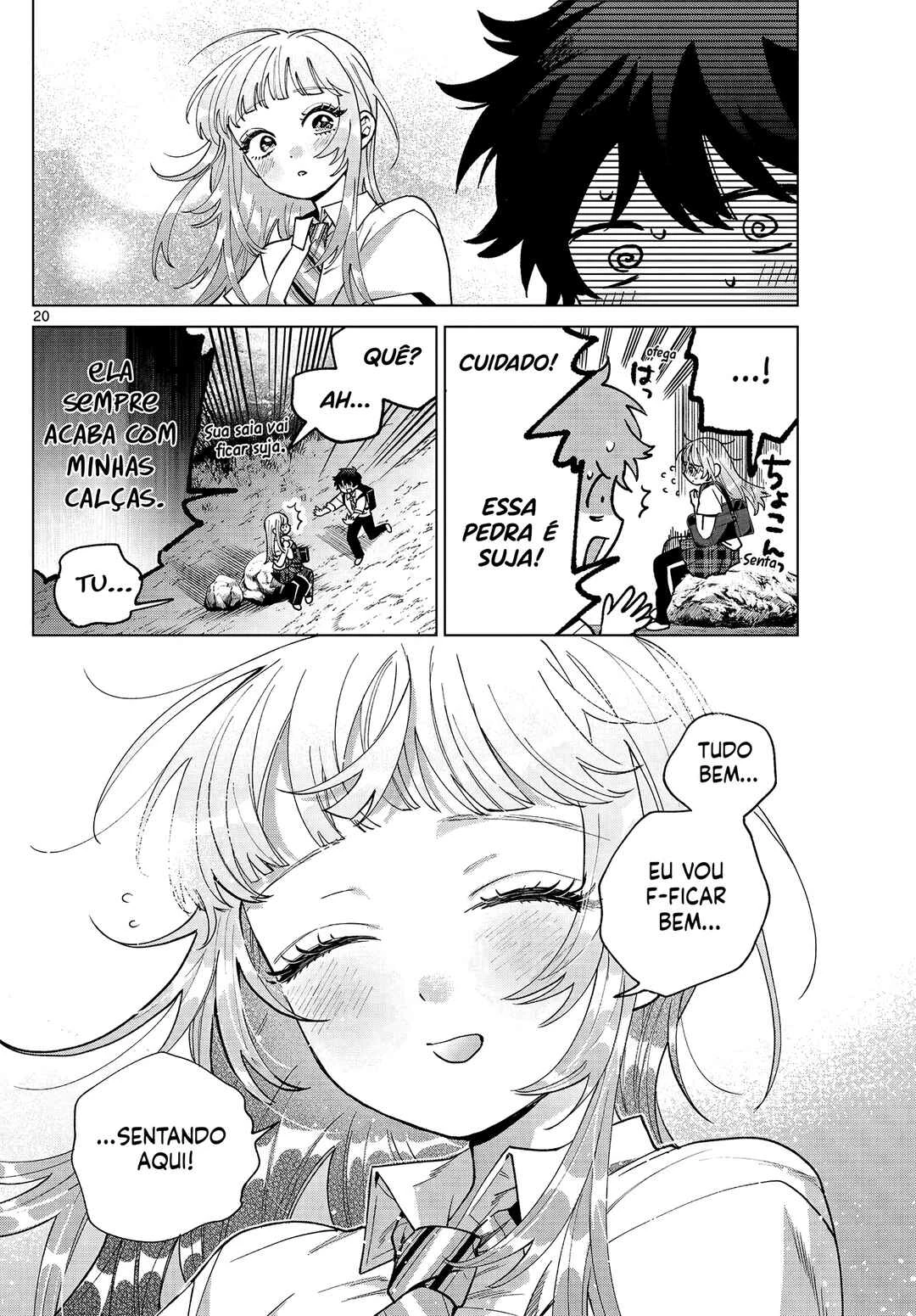 Momose Akira no Hatsukoi Hatan-chuu. — Cap. 50, pág. 19