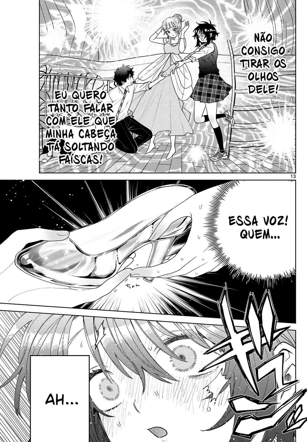 Momose Akira no Hatsukoi Hatan-chuu. — Cap. 56, pág. 14