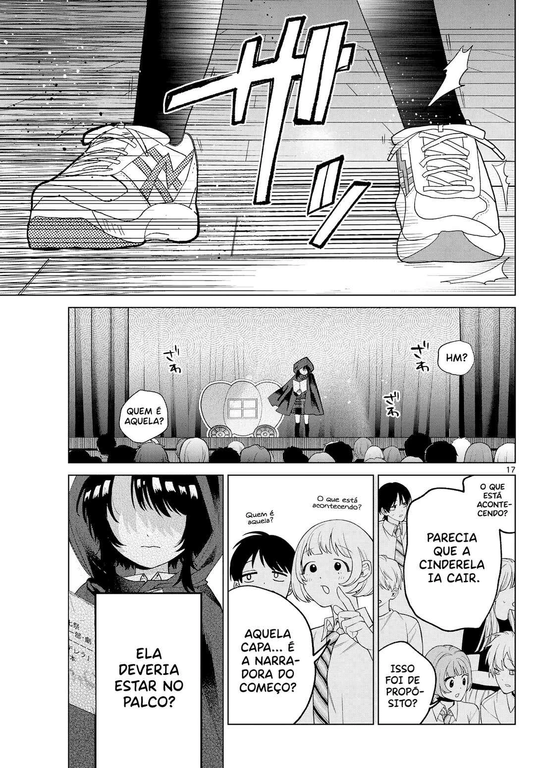 Momose Akira no Hatsukoi Hatan-chuu. — Cap. 57, pág. 17