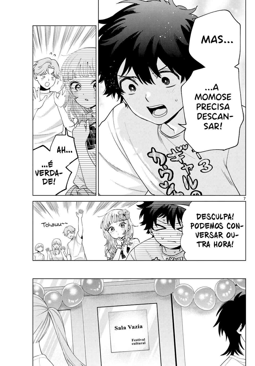 Momose Akira no Hatsukoi Hatan-chuu. — Cap. 60, pág. 8