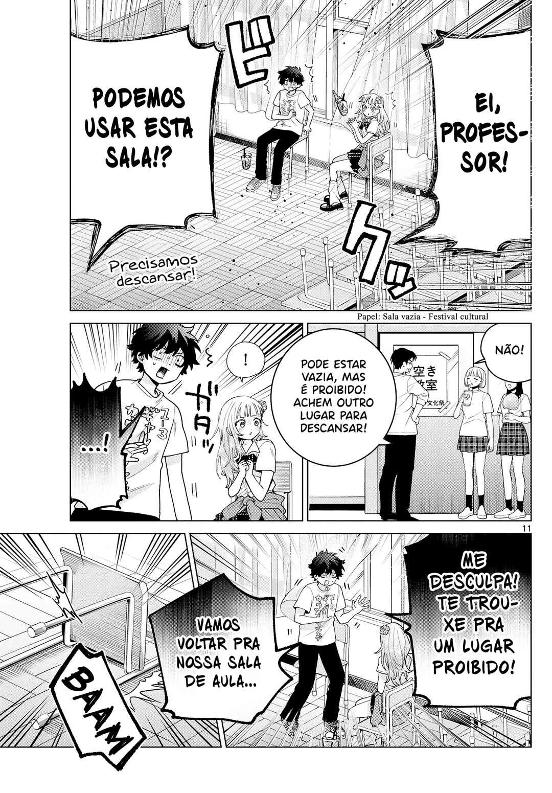 Momose Akira no Hatsukoi Hatan-chuu. — Cap. 60, pág. 12
